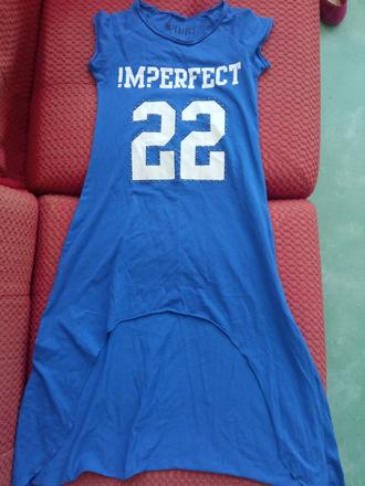 Letné šaty tunika s číslom 22, 134