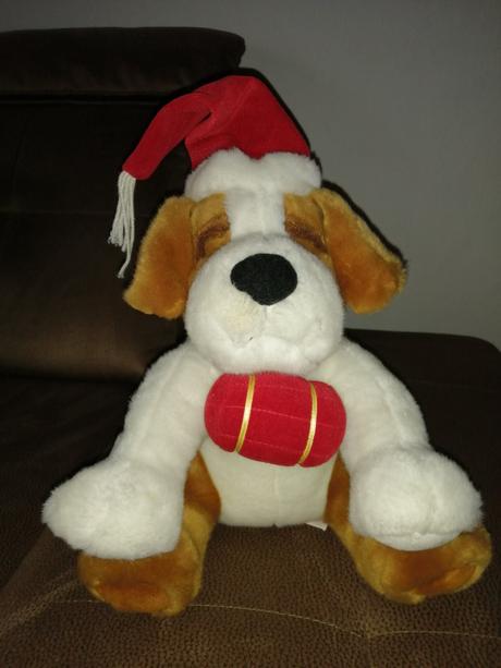 Plysovy pes bernardin,