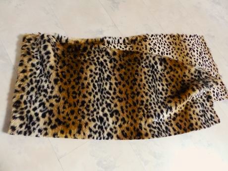 Zbytok umelej kožušiny,