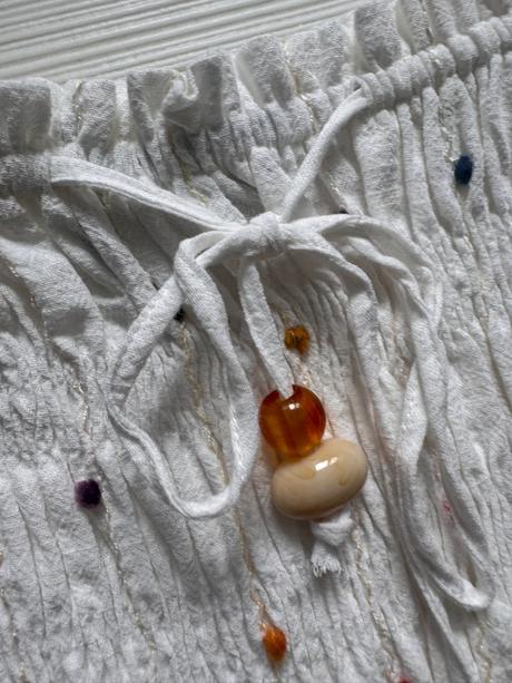 Zara - letné šaty s farebnými pompom, zara,s