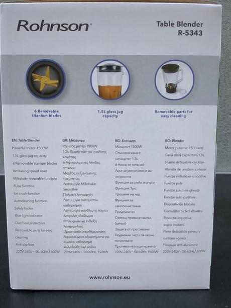 Stolný mixér rohnson r-5343, nový, 