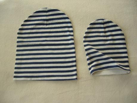 Čiapka dospelacka+detska,