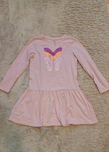 Šaty dlhý rukáv, 128