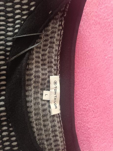 Čiernosivý pulóver tom tailor, tom tailor,l