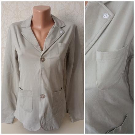 Dámske sivé sako overkids, s