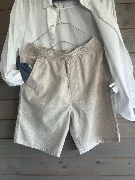 Ľanovo bavlneny komplet 164/170, h&m,164