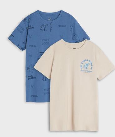 2ks tričká- cena spolu, sinsay,146 / 152 / 158