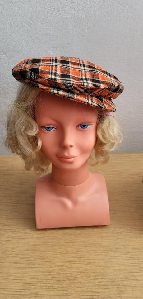 Kockovaná baretka detská, 122