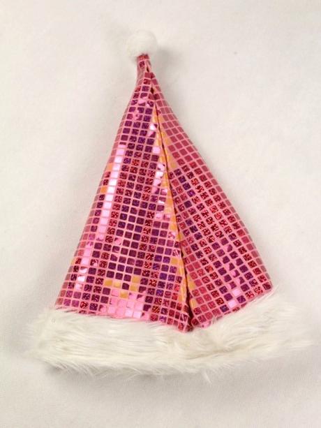 Ružová vianočná čiapka veľ. uni,