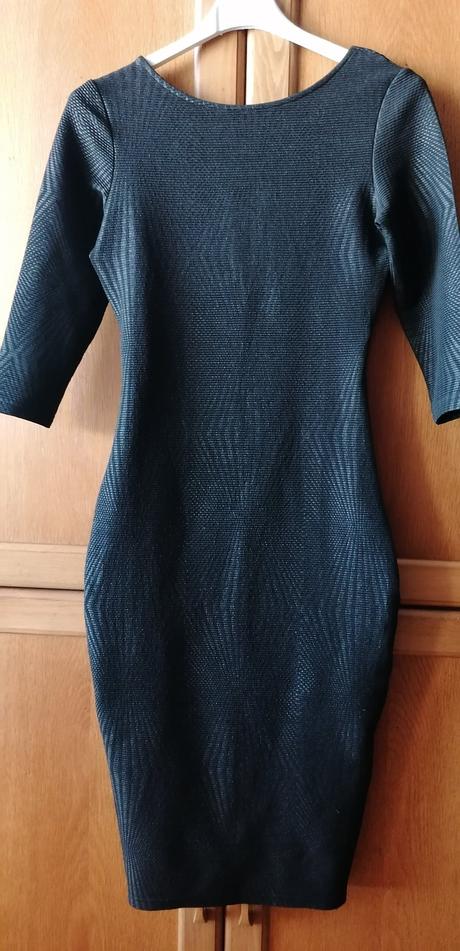 Dámske čierne štýlové šaty veľ 34 amisu, amisu,34