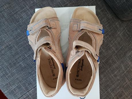 Sandále veľk. 34 - unisex, béžové, protetika,34