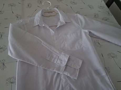 Biele kosele 2 ks, h&m,140