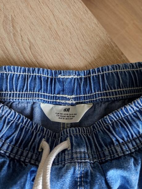 Riflové kratasky hm, h&m,140