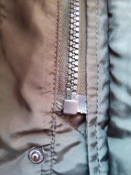 Bunda s kožušinou, h&m,164