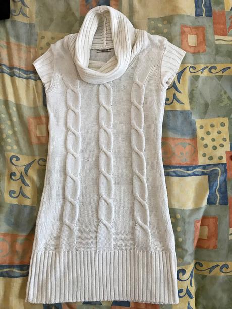 Pletené rolákové šaty, terranova,m