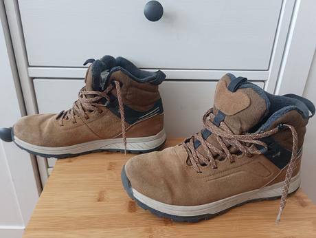 Kožená zimná obuv, quechua,38