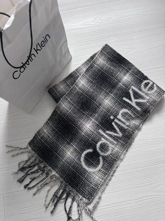 Calvin klein - vlnený šál, calvin klein