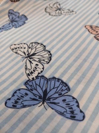 Dievčenské šaty s motýlikmi, h&m,134