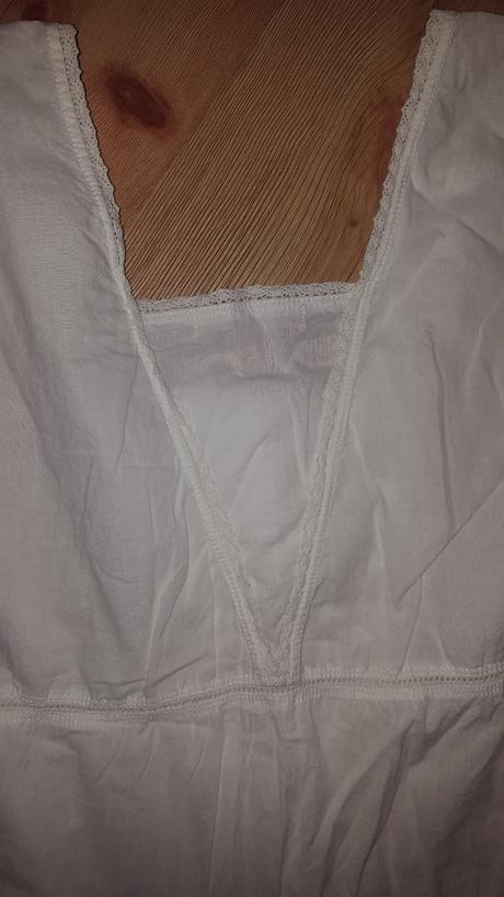 Biela vyšívaná tunika/šaty, 40