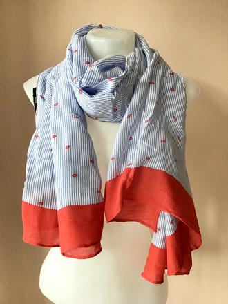 Krasny salik so srdiečkami/ch6,