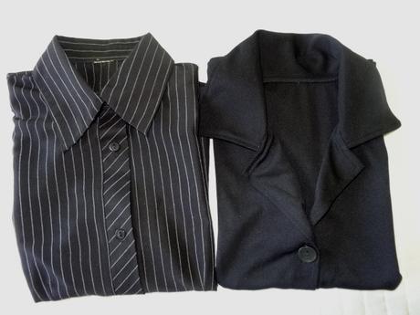 Dve čierne blúzky vo veľ.m, m