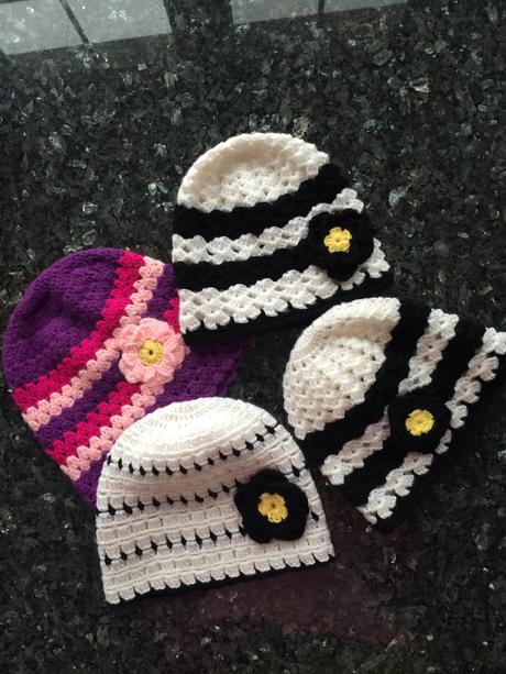 Pestre hackovane ciapocky, 104–116