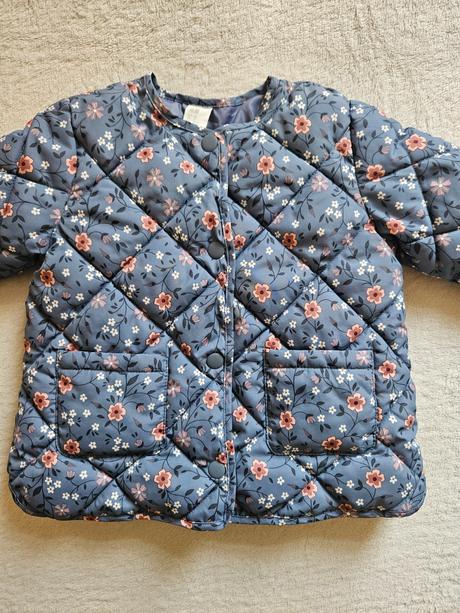 Kvietkovaná prechodná bunda h&m 92, h&m,92