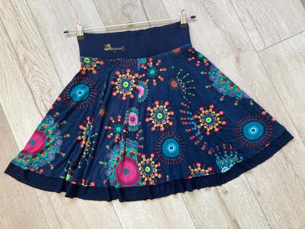 Desigual, suknička pružná,bavlnená-36/38, desigual,36