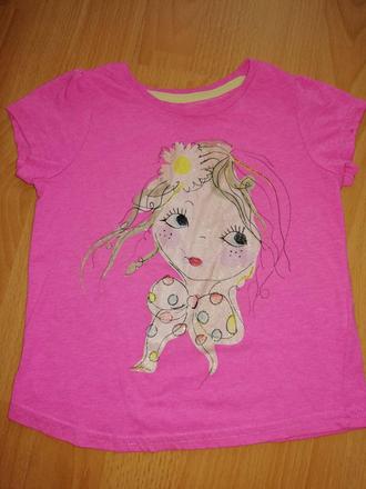 Ružové tričko, young dimension,104