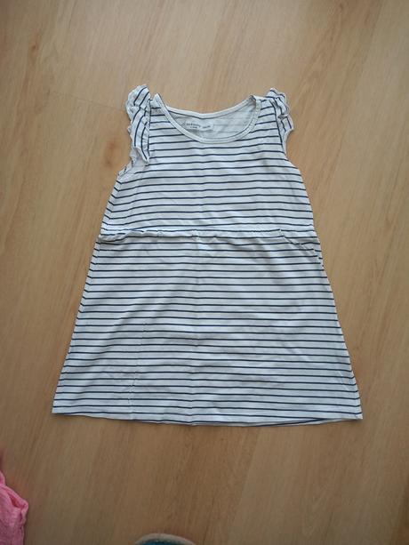 Pásikavé šaty, fox & bunny,104