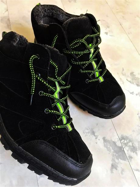 Teplé vysoké botasky s kožušinkou 43/44, 43