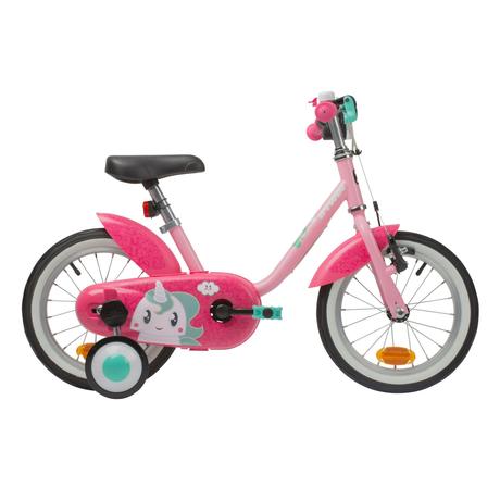 Dievčenský bicykel b'twin 14" jednorožec, 14