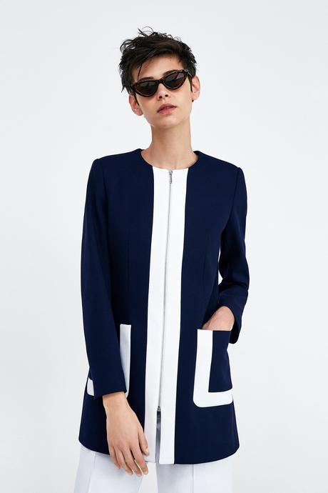 Zara kabat v sakovom style vel.s/m, zara,m / s