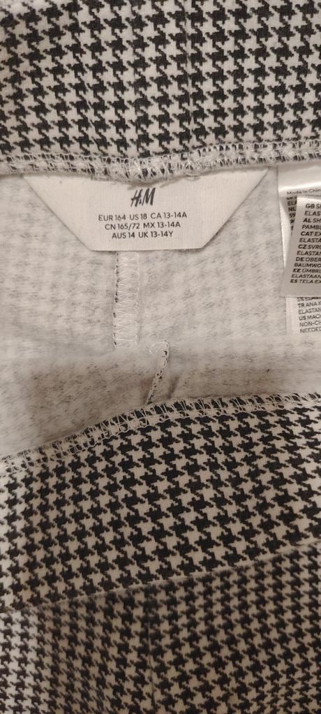 Zvonove nohavice, h&m,164