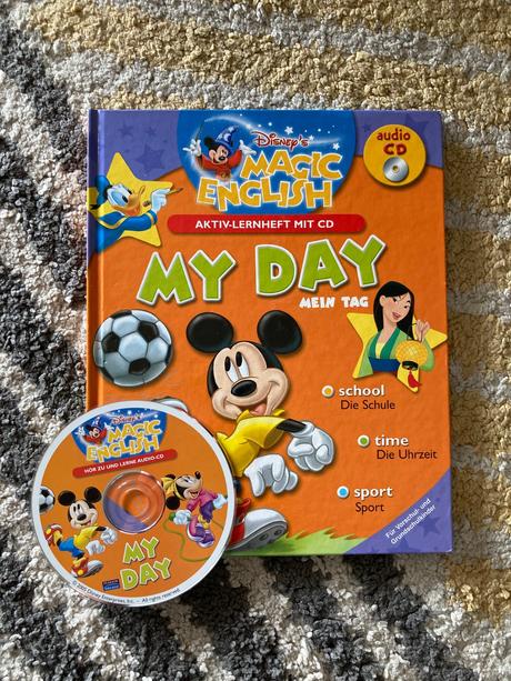 Disney's magic english mit cd my day mein tag, 