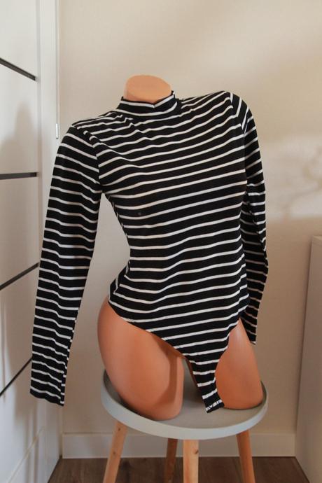 Bavlnené body tričko, m/l, h&m,m