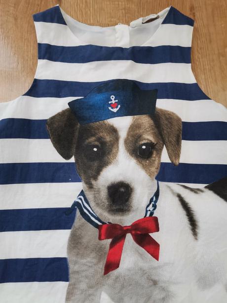 Šaty so psíkom, h&m,110