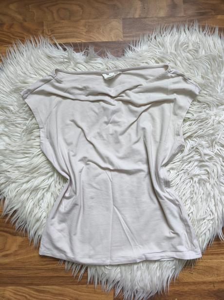 Dámske béžové tričko, h&m,m
