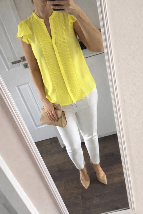 Limetková blúzka, h&m,xs