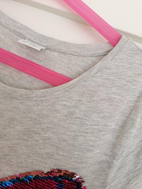 Tričko s flitrami, lindex,158