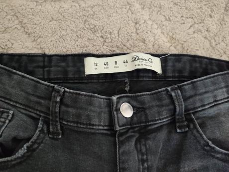 Riflové kraťasy, denim co,40