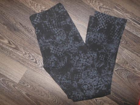 Kvetované nohavice cache cache 38/40, c&a,38
