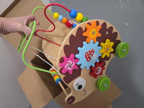 Hra 5 in 1 na rozvoj zručností hedgehog,