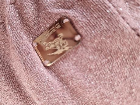 Fialkový pleteninkový top s vláknom burberry m, burberry,m