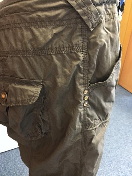 Nohavice s výšivkou denim co., veľ. 46, denim,46
