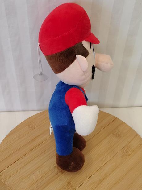Plyšový super mario s prísavkou, 28 cm,