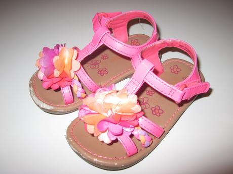 Sandálky s kvetinkami, george,23