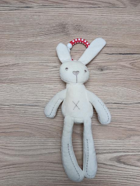 Plyšová hrkálka zajko alebo macko, 