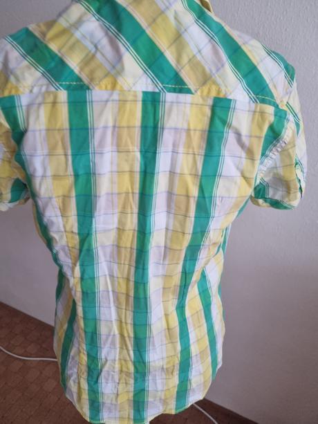 Žlto-zeleno-biela košeľa lerros veľ. 38, 38