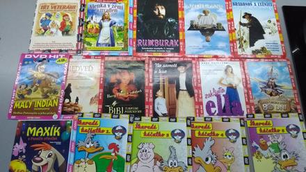 Velka zbierka dvd rozpravky vyse 200ks,